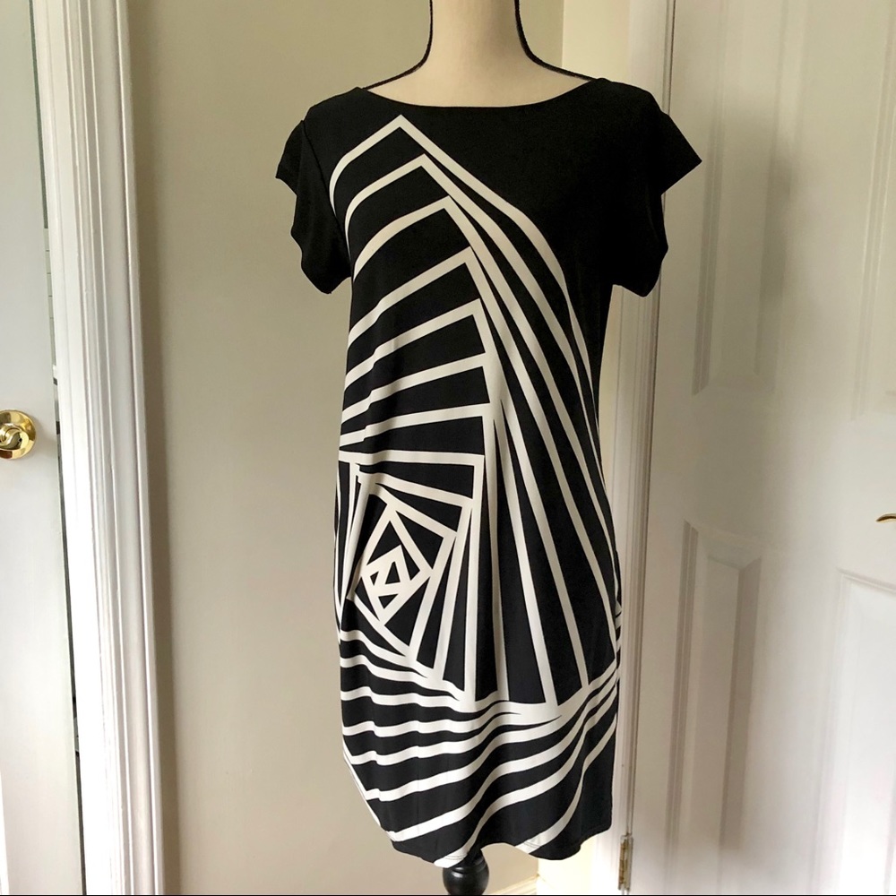 BCBG Max Azria Black/White dress, S